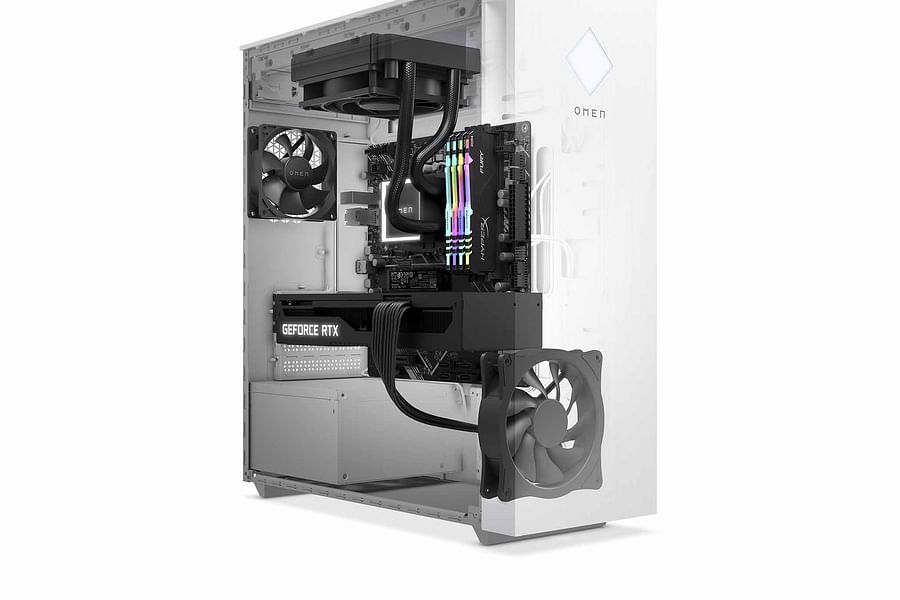 HP gaming PC cooling system