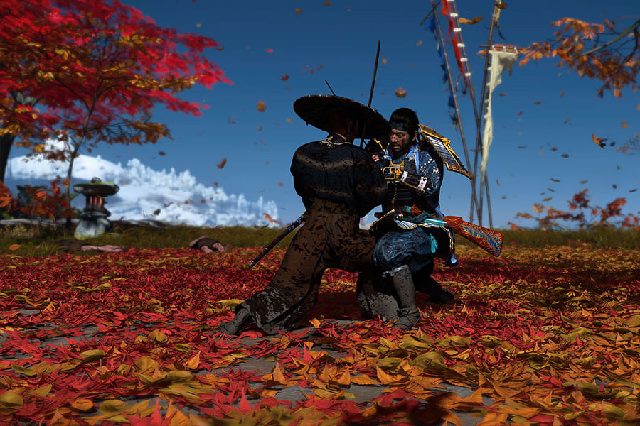 Ghost of Tsushima particle effects