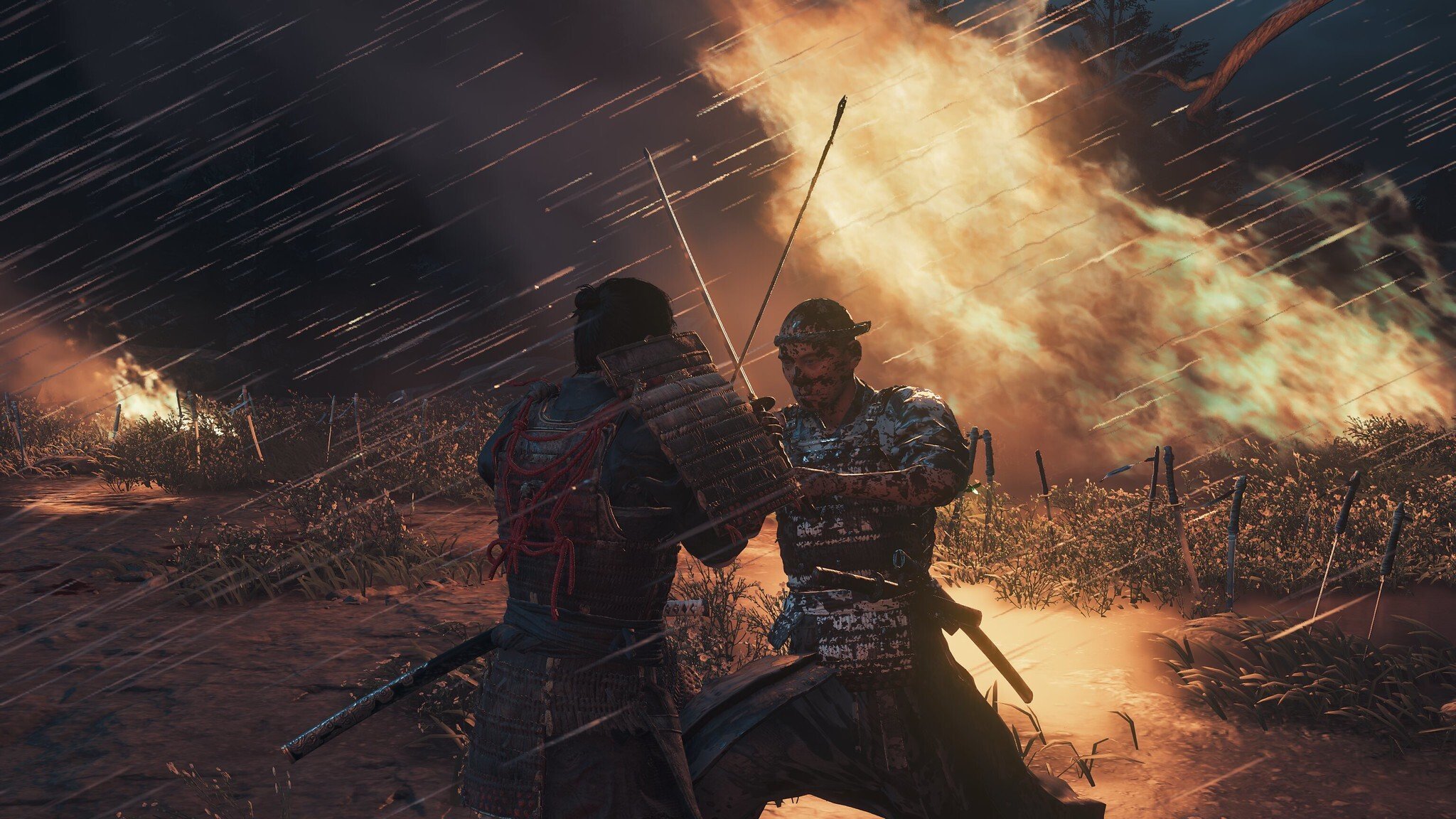Ghost of Tsushima water simulation