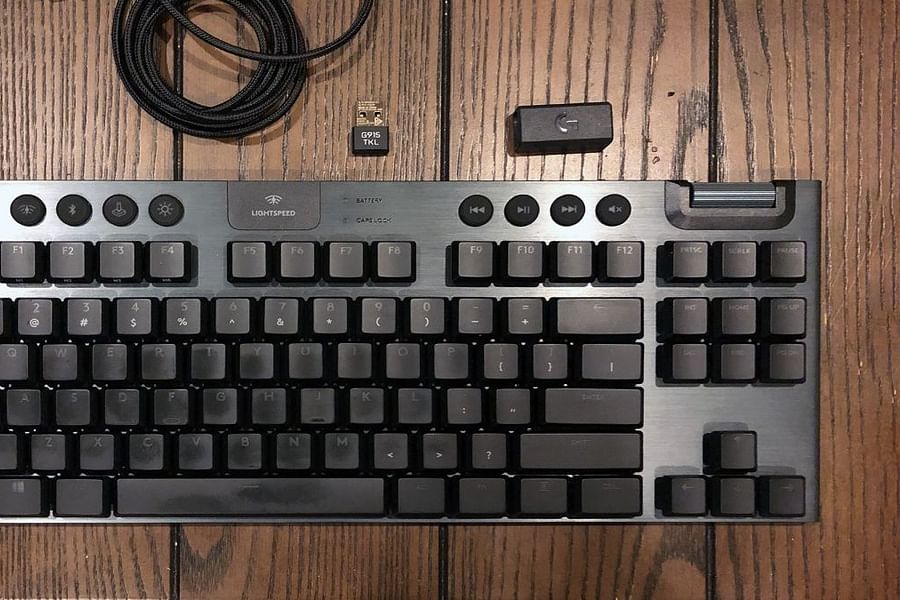 Logitech G915 TKL wireless gaming keyboard