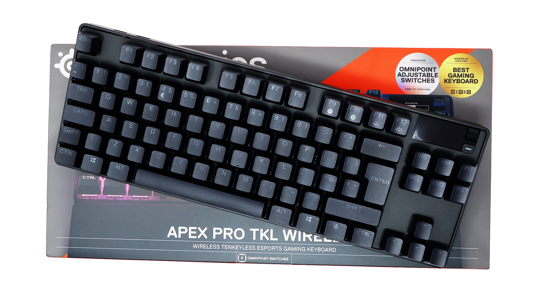SteelSeries Apex Pro gaming keyboard